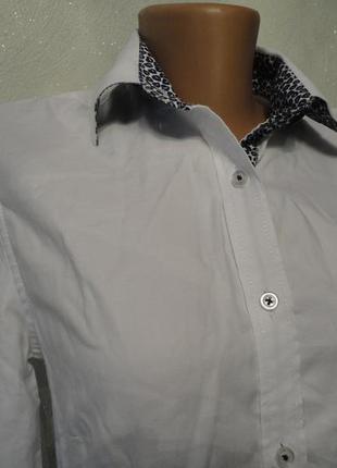 Белая рубашка длиный рукав2 фото