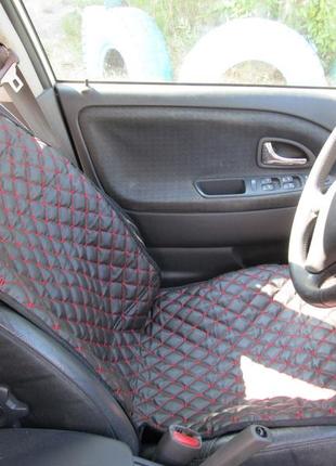 Накидки чохли на сидіння seat cordoba сеат эко кожзам цвет нити на выбор чехлы на сидения