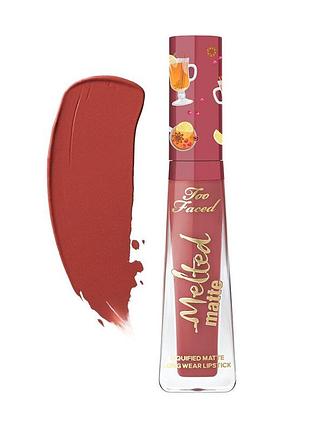 Супер-стойкая матовая помада too faced melted matte liquified matte long wear lipstick3 фото