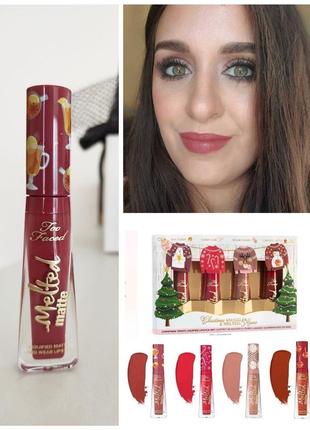 Супер-стойкая матовая помада too faced melted matte liquified matte long wear lipstick