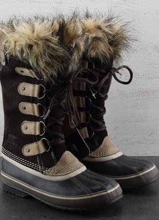 Зимние ботинки sorel joan of arctic. размер 36