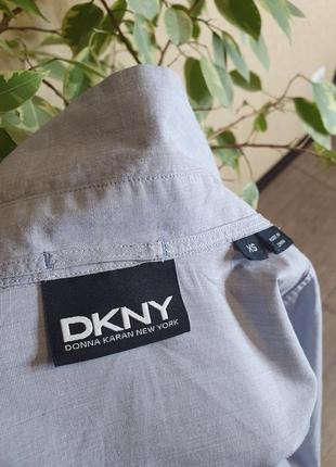 Стильная, качественная рубашка dkny , оригинал, 100% хлопок5 фото