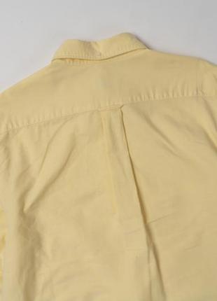 Gant perfect oxford fit yellow shirt&nbsp;&nbsp; мужская рубашка7 фото