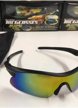 Окуляри тактичні сонцезахисні tag glasses поляризовані антивідблискові для водіїв7 фото