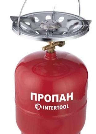 Балон газовий кемпінг 8л. intertool плита з пальником, газовий...