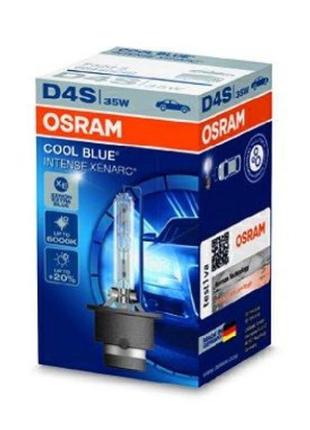 Цена за 1шт! ксеноновые лампы osram xenarc cool blue intense +20% d4s 42v 35w 5500k 66440cbi, биксенон 1шт