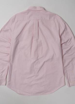 Gant perfect oxford fit pink shirt&nbsp;&nbsp;мужская рубашка6 фото