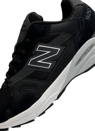 Мужские кроссовки new balance 920 black white7 фото