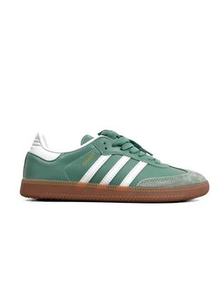 Новинка топовые женские кроссовки adidas samba mint1 фото