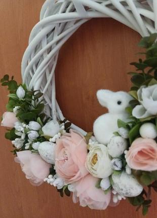 Пасхальный венок на дверь