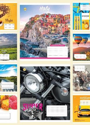 Зошит 24 арк.клітинка тверда те21315 24кв3-мікс, 20 шт. в уп. /320