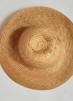Шляпа широкополая англия бамбуковая соломка размер l2 фото