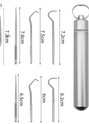 Набор из 7 инструментов для чистки зубов набор зубочисток2 фото