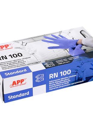 Одноразові рукавички нітрилові "rn 100 stаndаrd" l (уп. - 100ш...