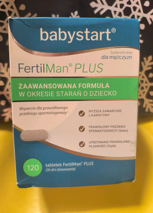 Фертил менфертіл мен фертил fertilman plus витаміни 120 таблеток