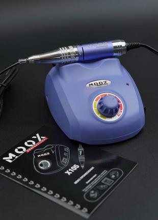 Фрезер для маникюра moox x105 на 45000 об\мин, 65 вт., purple7 фото