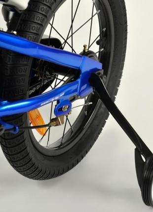 Велосипед дитячий двоколісний royal baby фристайл 16 дюймов синій3 фото