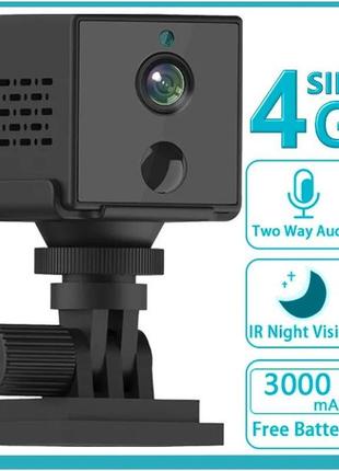 Мінікамера 4g з нічним зніманням датчиком руху акумулятором si...
