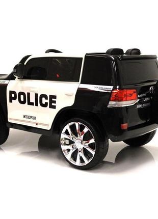 Дитячий електромобіль джип toyota land cruser 200 поліція світ...