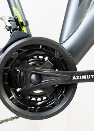 Гірський велосипед для підлітків azimut blackmaunt 24"-16" дво...2 фото