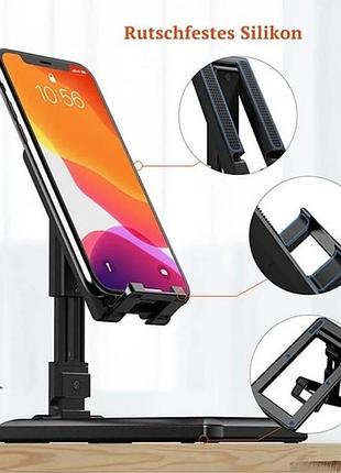 Настольная подставка держатель для телефона и планшета bracket universal desctop stand xt-312a 3