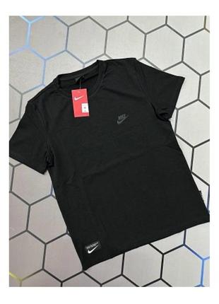 Футболка nike чорна (black)2 фото