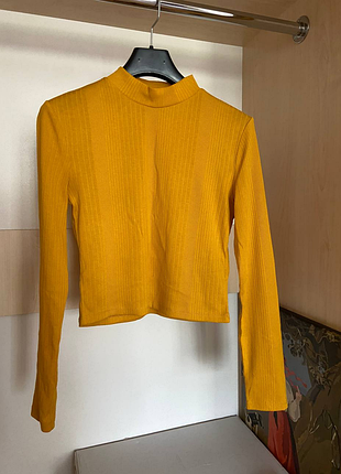 Кроп-топ в рубчик