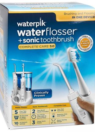 Зубний центр іригатор waterpik wp-861 e2 + звукова зубна щітка