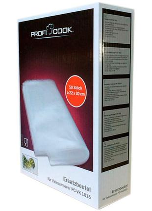 Пакети для вакуумної упаковки profi cook 28x40 см, 50 шт2 фото