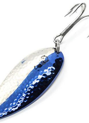 Блесна dardevle devle dog giant 80mm 56g #hammered nickel/blue...