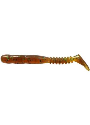 Силикон reins rockvibe shad 4" 565 motor oil green flake (12 ш...