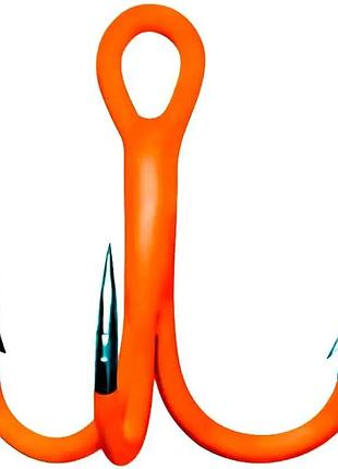 Тройник gurza round treble st-36 orange №4 (3шт/уп)