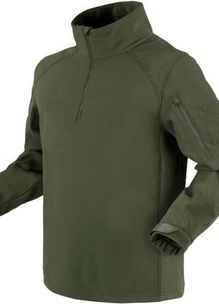 Кофта condor-clothing patrol 1/4 zip soft shell. l. olive drab