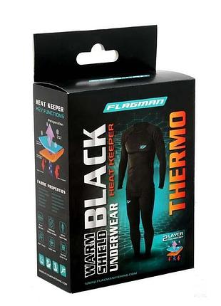 Термобілизна flagman warmshield black 3