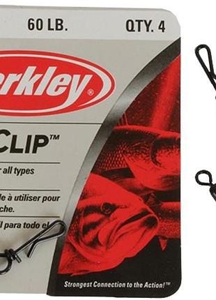 Вертлюжок с застежкой berkley mc mahon easy clip snaps/swivels...