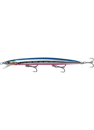 Воблер savage gear sandeel jerk minnow s 175mm 29.0g pink bell...