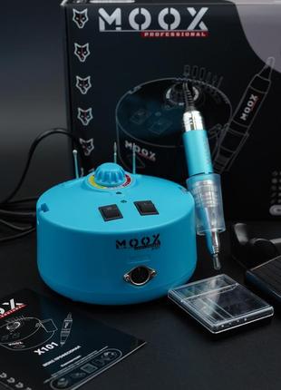 Фрезер для маникюра moox x101 на 50000 об\мин, 70 вт., light blue