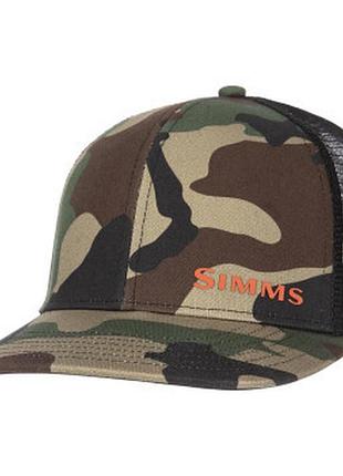 Кепка simms id trucker cx woodland camo (13447-569-00)