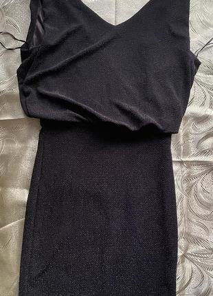 Черное платье с блестками ✨🖤1 фото