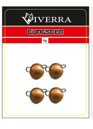 Розбірна вольфрамова чебурашка viverra 6g copper (4 шт.) (6tcb...