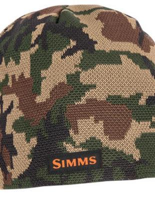 Шапка simms everyday beanie woodland camo (13091-569-00)