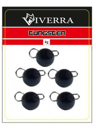 Розбірна вольфрамова чебурашка viverra 4g matte black (5 шт.) ...
