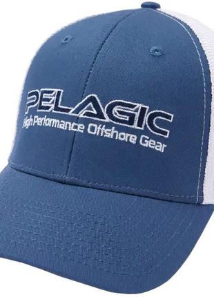 Кепка pelagic offshore low profile trucker ц:smokey blue