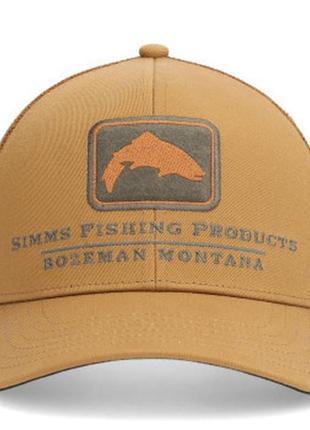 Кепка simms double haul icon trucker chestnut (14032-224-00)