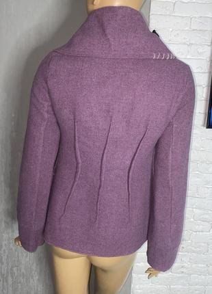 Винтажный шерстяной пиджак жакет с декоративной обшивкой и аппликацией fwm, s2 фото