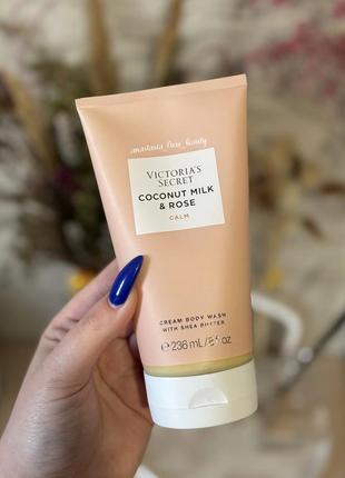 Крем-гель для душу coconut milk &amp; rose victoria's secret natural beauty1 фото