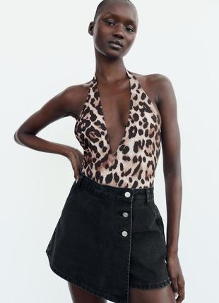Шорти zara шорти-спідниця зара