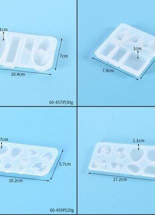 Набір форми молди кулони з хвилею з епоксидної смоли 27 шт4 фото