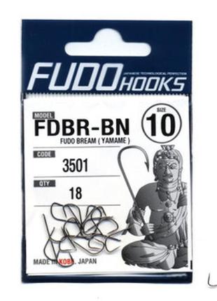Гачки fudo bream yamame black 10 (18 шт.) (fhbn350110)