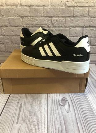 Женские кроссовки adidas dass-ler black &amp; white4 фото